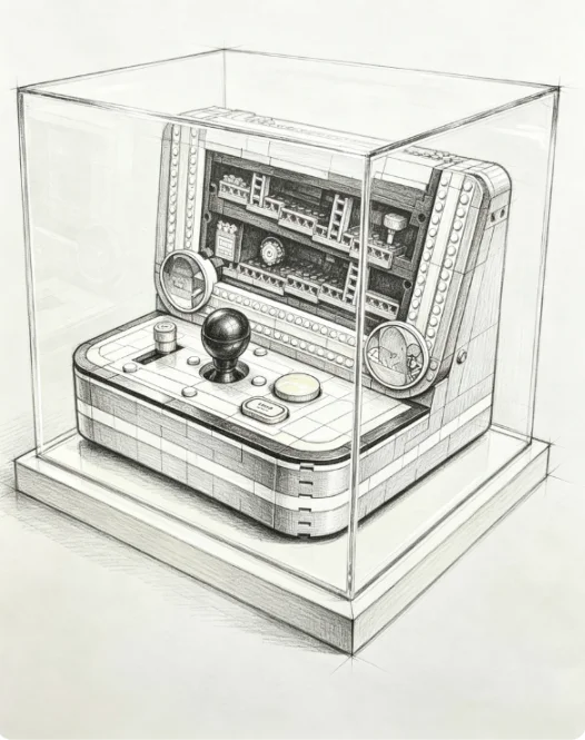 Arcade Game Jackpot - Speelkast, arcade-spelconsole, display van speelgoedmodellen, creatieve