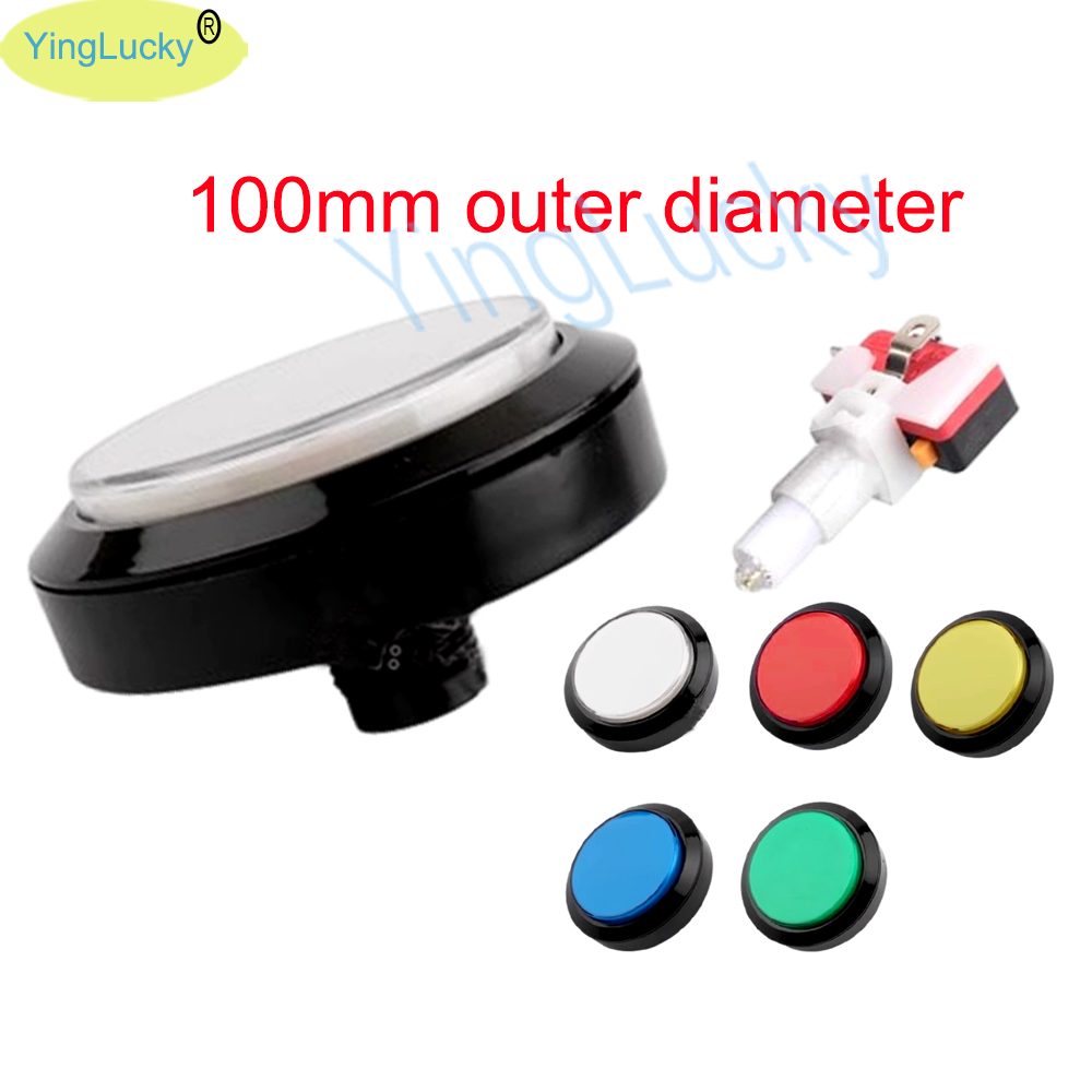 12V Arcade LED-knop 100 mm vla - Arcade Game Jackpot recensie en prijs