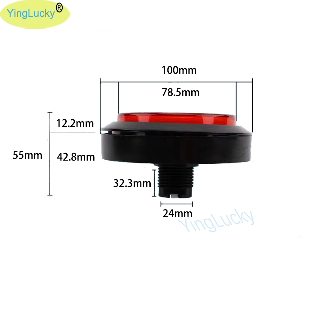 12V Arcade LED-knop 100 mm vla - Arcade Game Jackpot recensie en prijs